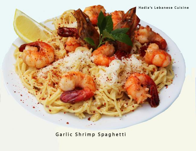 Garlic Shrimp Spaghetti