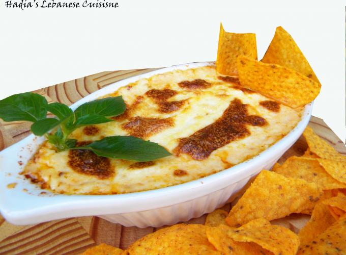 Baked Cheddar Cream Cheese Dip