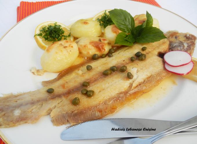 Baked Sole with Beurre Noisette (Brown Butter Sauce)