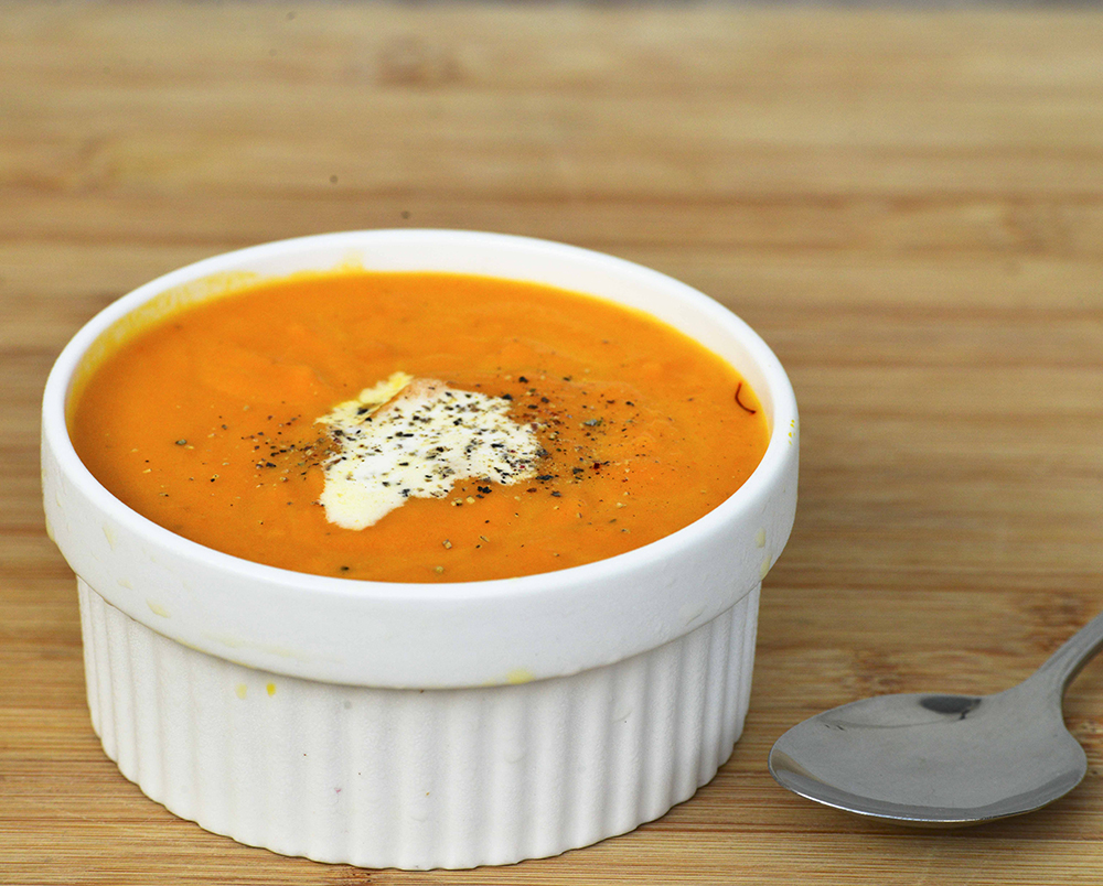soup carrot berry mary orange creamy recipe