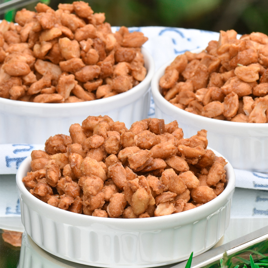 Maple Candied Peanuts