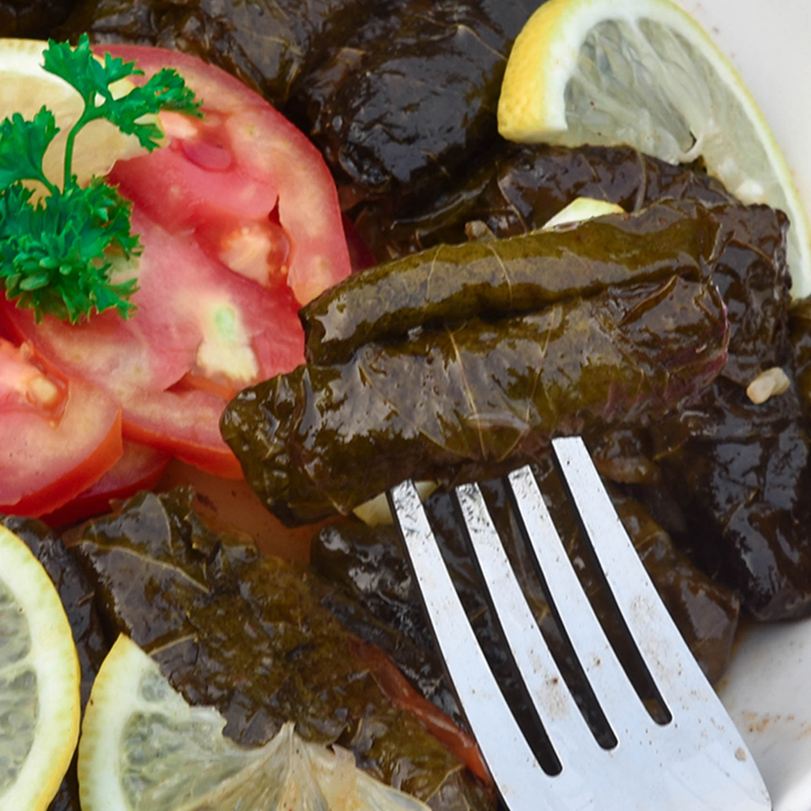 Authentic Vegetarian Stuffed Grape Leaves