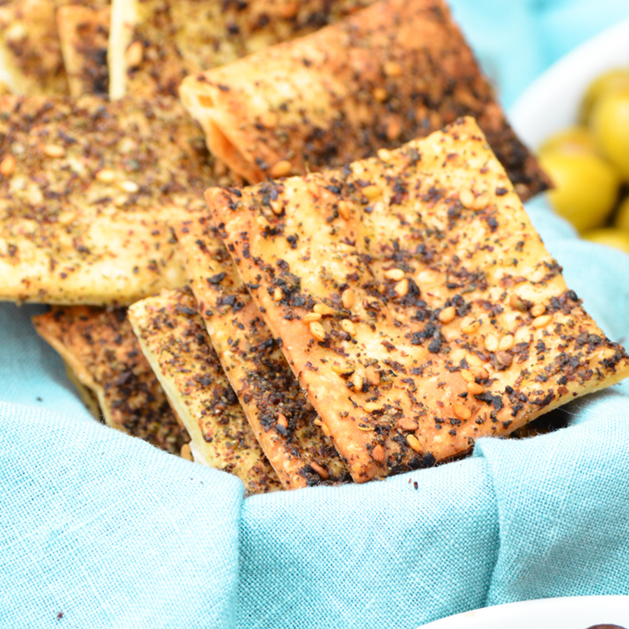 Zaatar and Sumac Crackers