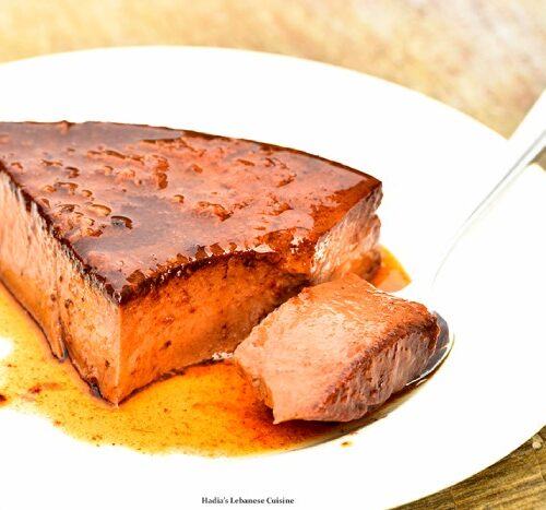 Chocolate Flan - hadias lebanese cuisine
