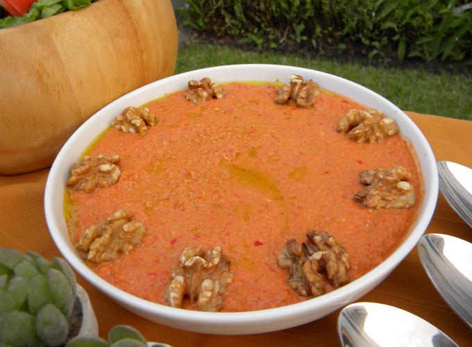 Red Bell Pepper Dip (Muhammara)