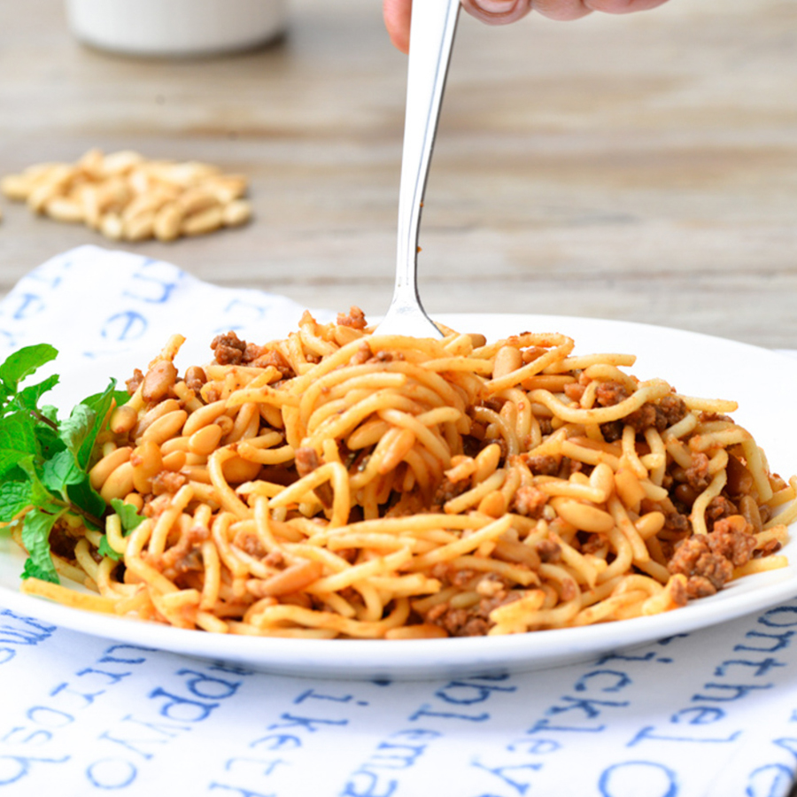 Lebanese Style Meat Spaghetti