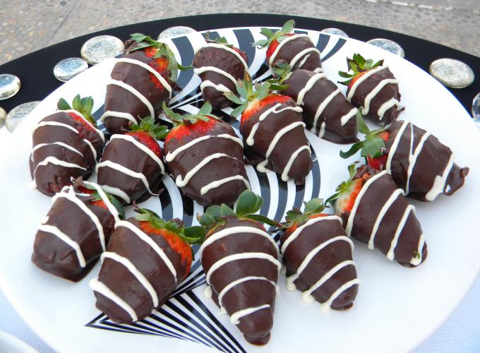 Strawberries Dipped in Chocolate