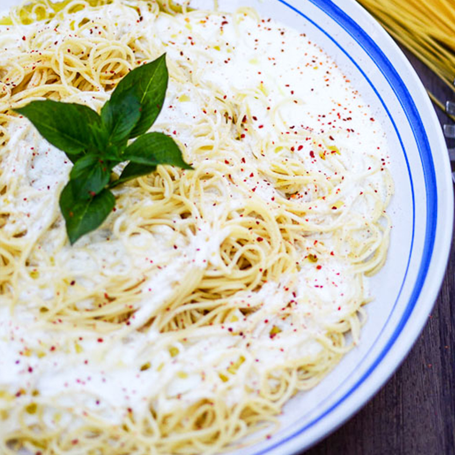 Spaghetti with Yogurt