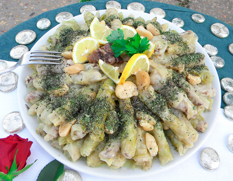 Malfouf Mahshi (Lebanese Stuffed Cabbage Rolls)