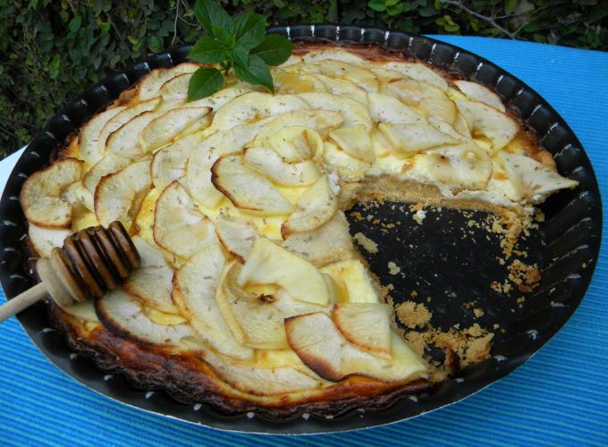 Goat Cheese and Apple Tart