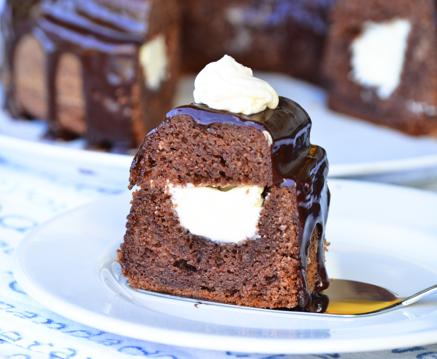 Chocolate Cake with Nutella and Mascarpone filling