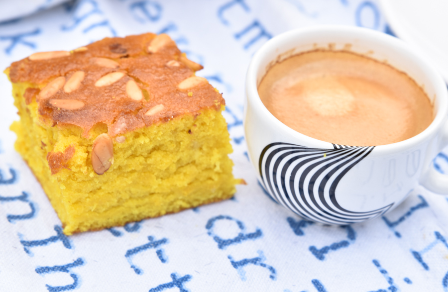 Sfouf, Lebanese Turmeric Cake