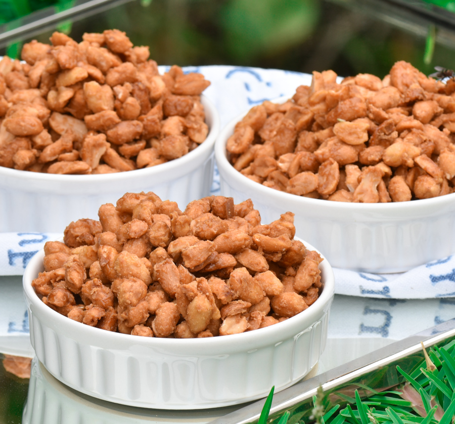 Maple Candied Peanuts